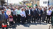راهپیمایی مردم برازجان در حمایت از عملیات وعده صادق