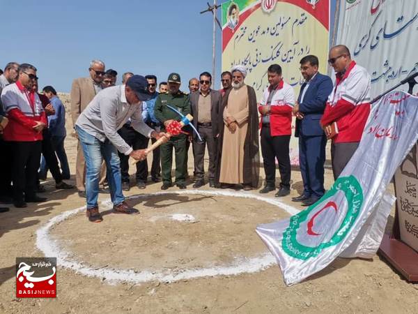 کلنگ زنی پایگاه امداد نجات جاده ای در جنوب بخش دلوار