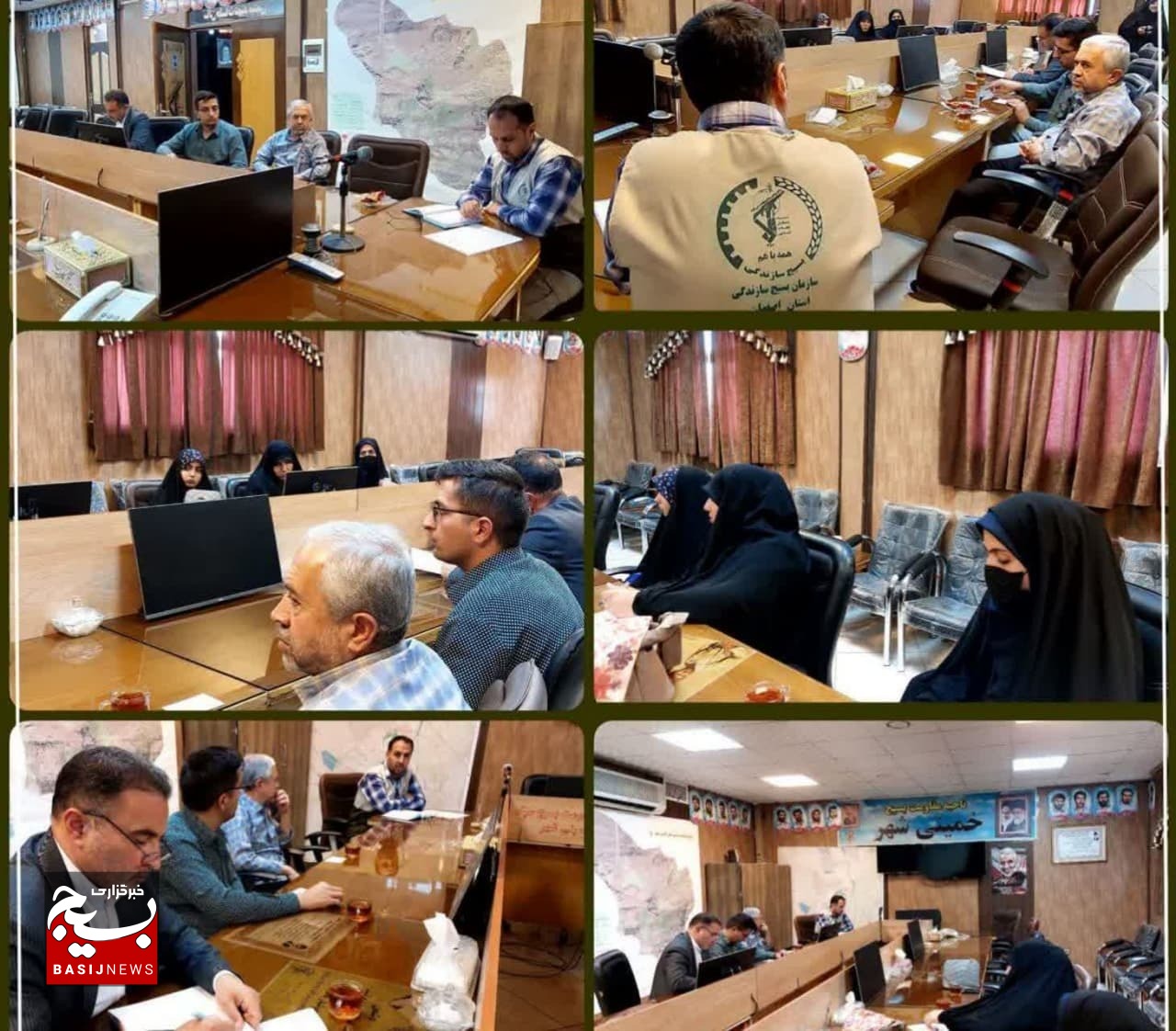 شورای جهادی شهرستان خمینی شهر برگزار شد