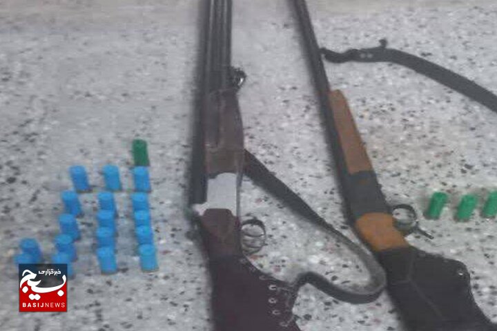۱۳ قبضه اسلحه غیرمجاز شکار در اردبیل کشف شد