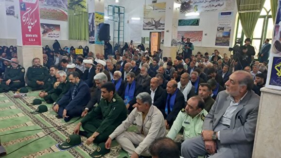 گرامیداشت سالروز شکست تاریخی آمریکا در طبس در محل مسجد شکر