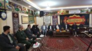 دیدار جمعی از مسئولین زنجانی با خانواده شهید سید رضی موسوی در زنجان
