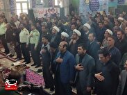 مراسم گرامیداشت شهدای خدمت در مسجد جامع فرمهین برگزار شد