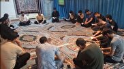 هدیه تلاوت قرآن به روح شهدای خدمت در ساوه