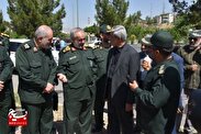 کلنگ‌زنی عملیات احداث ساختمان ستادی سازمان بسیج سازندگی سپاه استان همدان