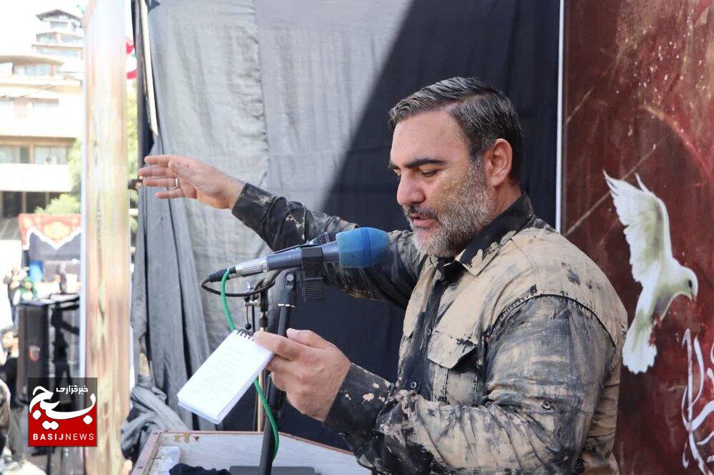حضور سردار باقری در مراسم عاشواری حسینی+تصویر