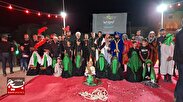 تبیین عظمت حماسه عاشورا با زبان گویای هنر در تربت‌جام+تصاویر و فیلم