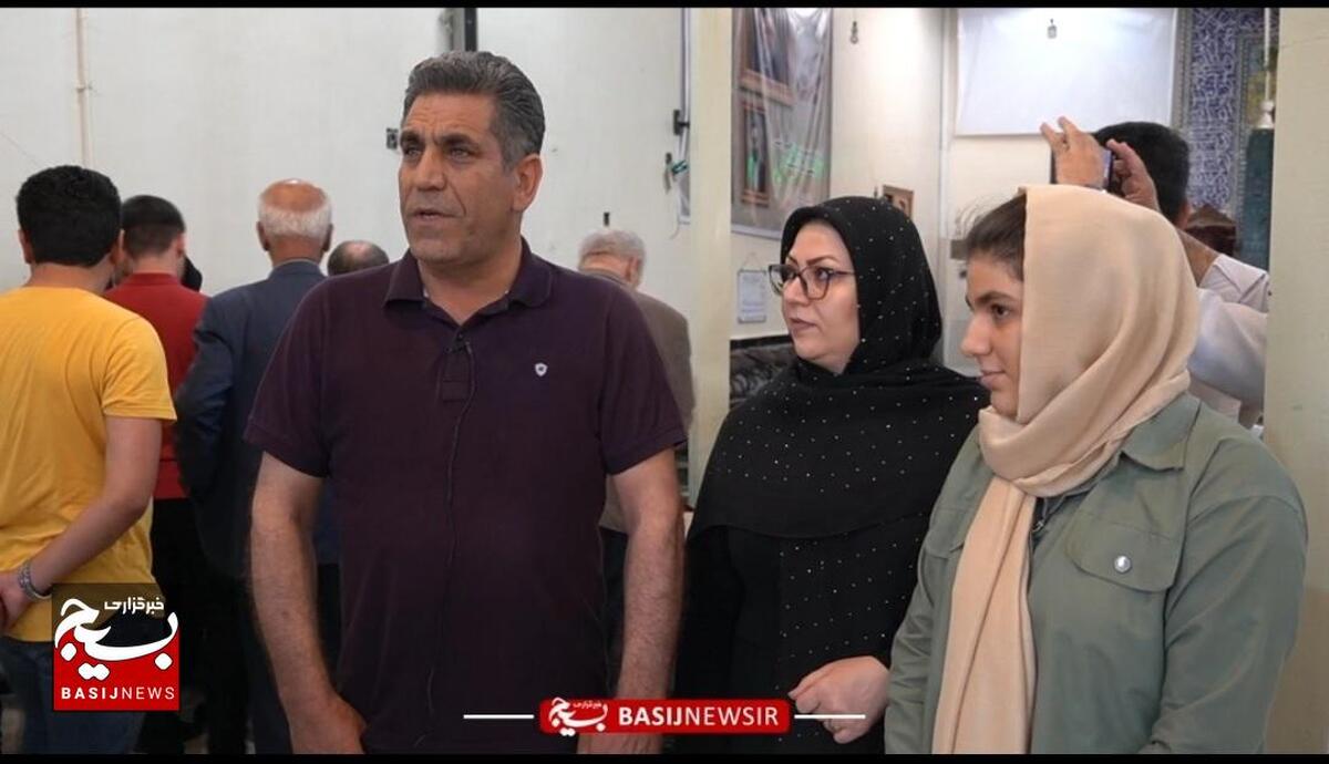 شرکت کنندگان مردم شهر تاکستان در انتخابات ریاست جمهوری۱۴۰۳