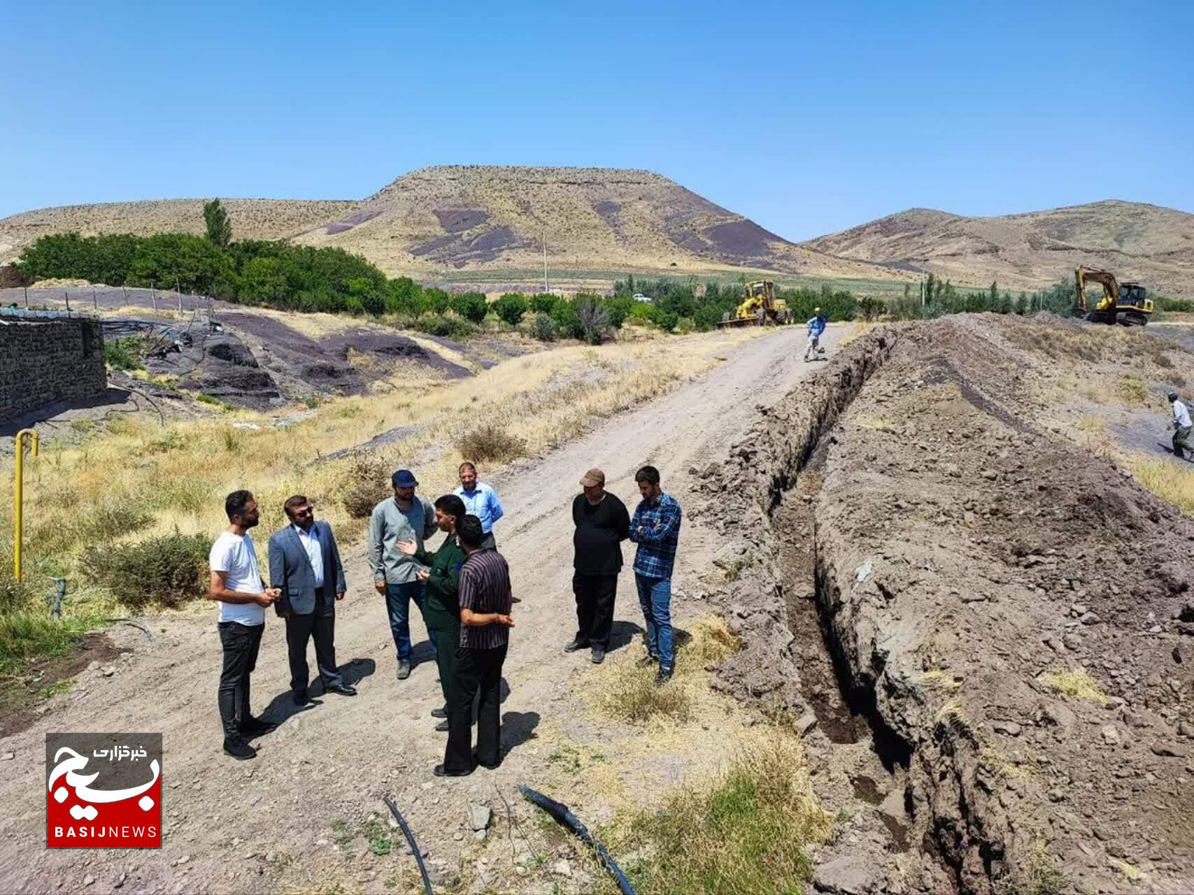 آبرسانی به روستای قاشقاتپه بخش قره پشتلوی شهرستان زنجان