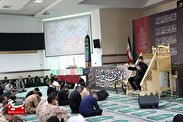 برگزاری مراسم وداع با پیکر جانباز شهید ناصر طحانی در سمنان+عکس