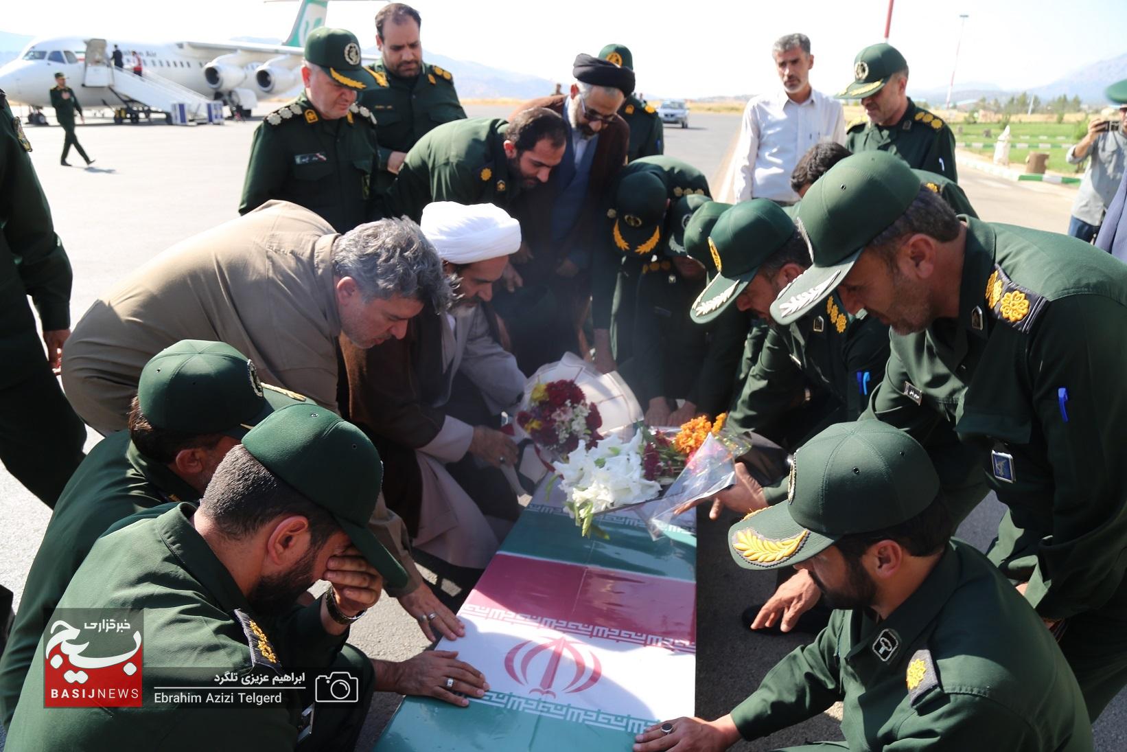 پیکر شهید خوشنام وارد یاسوج شد / کنگره ملی شهدای کهگیلویه و بویراحمد با حضور شهید گمنام آغاز می شود