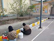 اجرای طرح شهید «عجمیان» در ۲۰ مدرسه ساوه/ مادران جهادگری که نقش سازندگی می‌نشانند