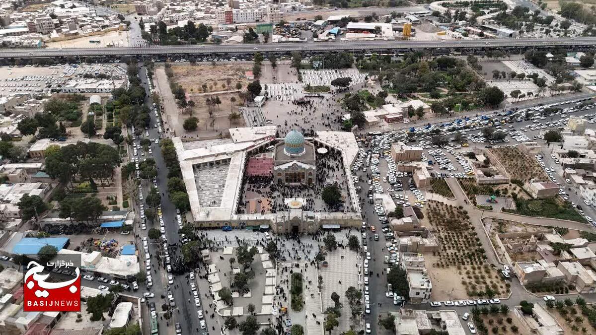 جلوه‌ای زیبای مردم قزوین در راهپیمایی عظیم اربعین حسینی 
