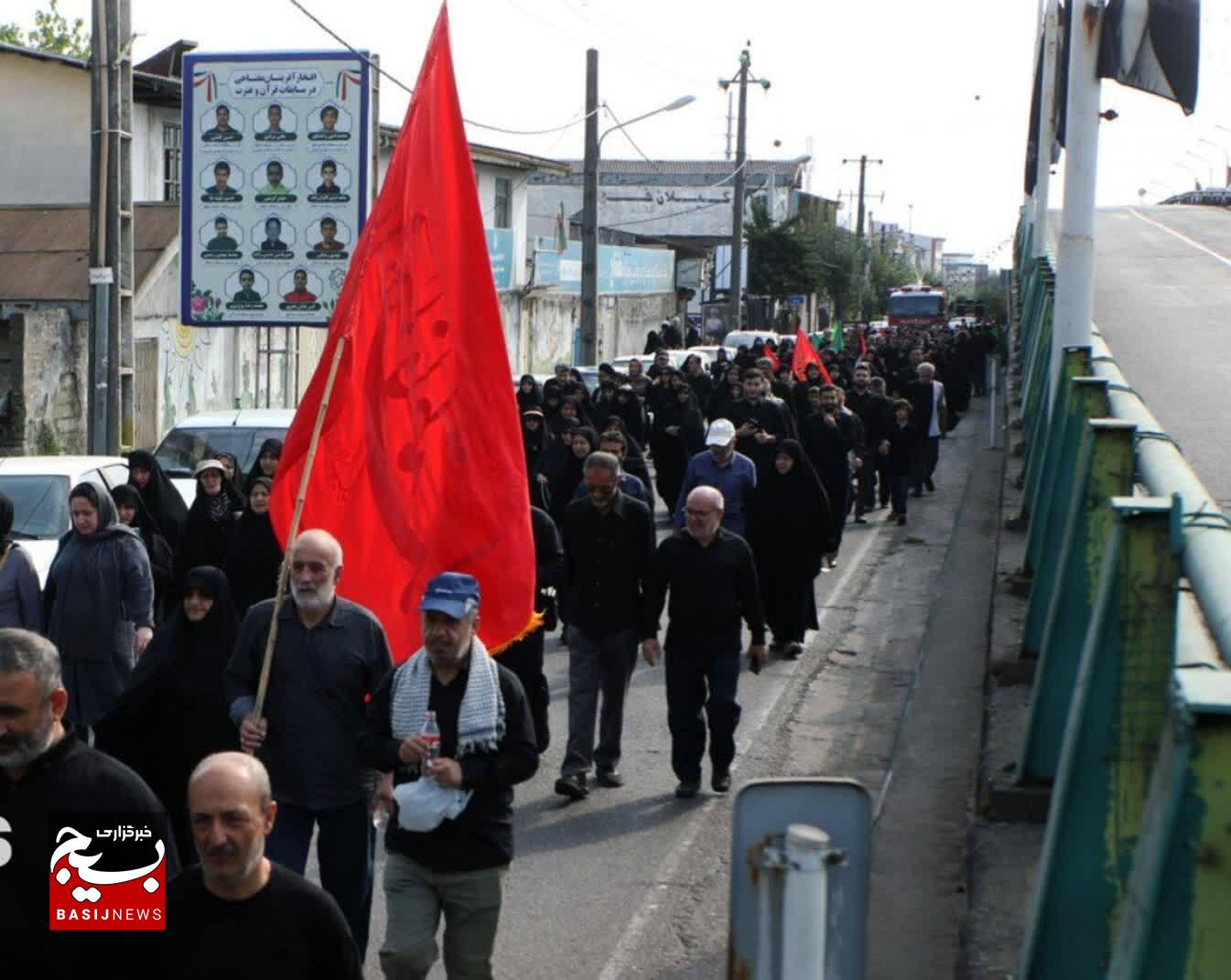 مراسم عزاداری اربعین حسینی در شهرهای استان گیلان