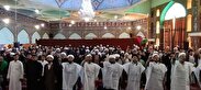 طلاب بسیجی اهوازی کفن پوش شدند