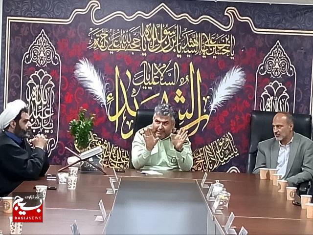 دیدار مدیران محلات اسلامی منطقه 16 با رئسای کلانتری خزانه و جوادیه