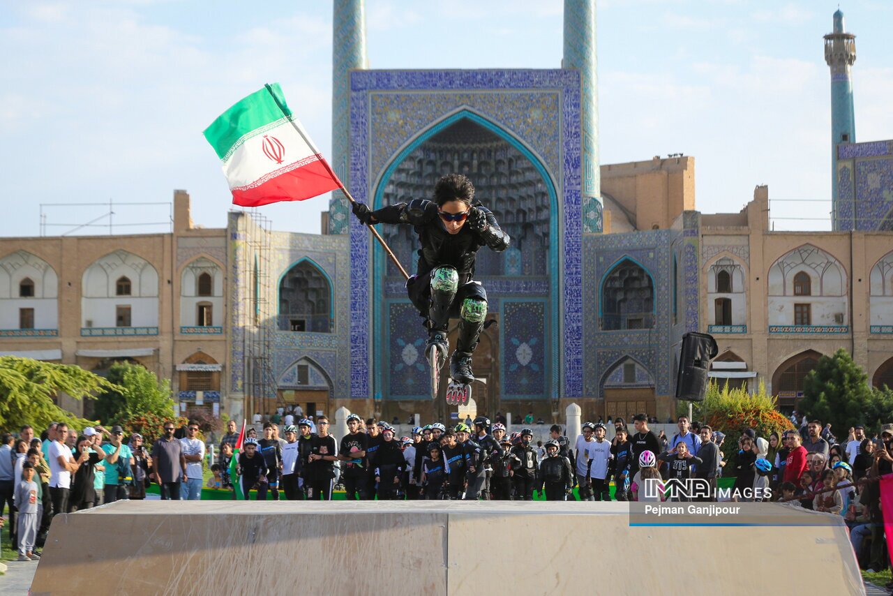 چهارمین رزمایش بزرگ جهادگران فاطمی جامعه ورزش برگزار شد + تصاویر