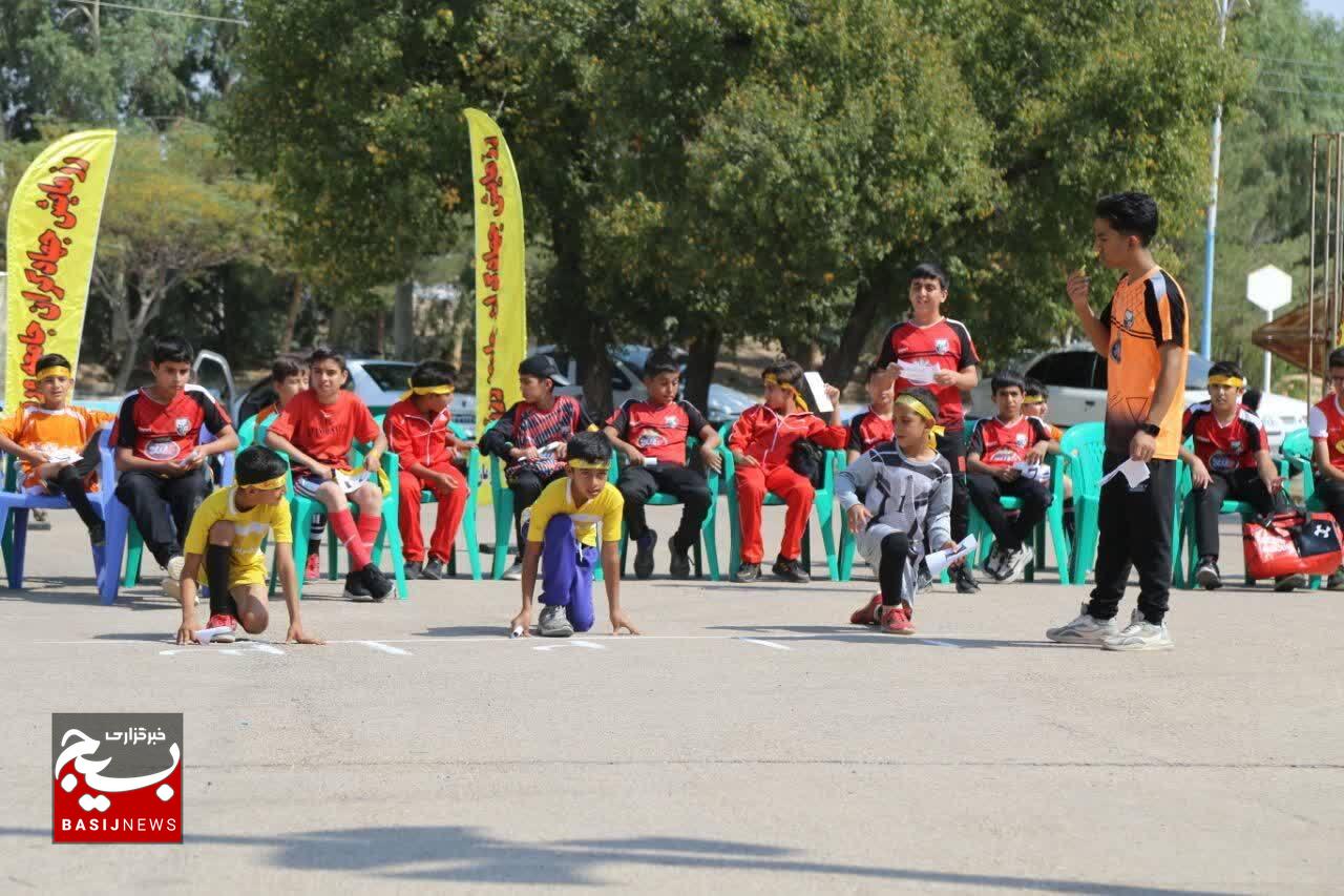 برگزاری رزمایش جهادگران فاطمی جامعه ورزش در باغین