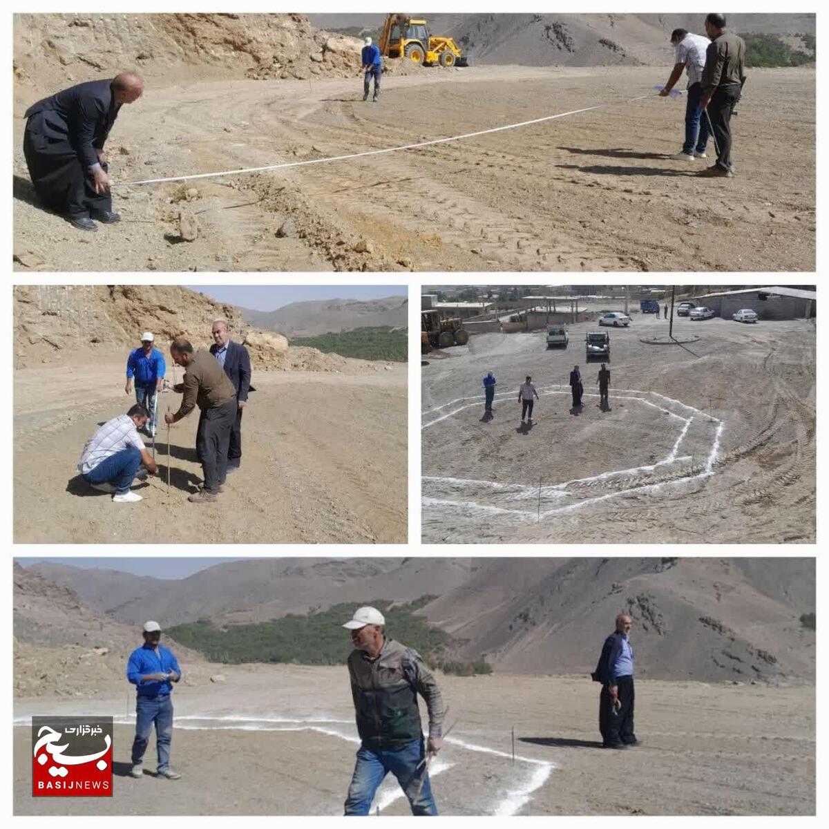 آغاز کار احداث یادمان شهداء گمنام در تپه نورالشهداء