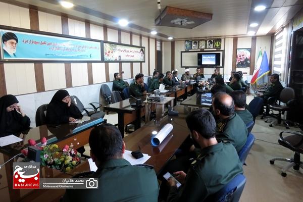نشست قرارگاه جوانی جمعیّت در سپاه کنگان برگزار شد