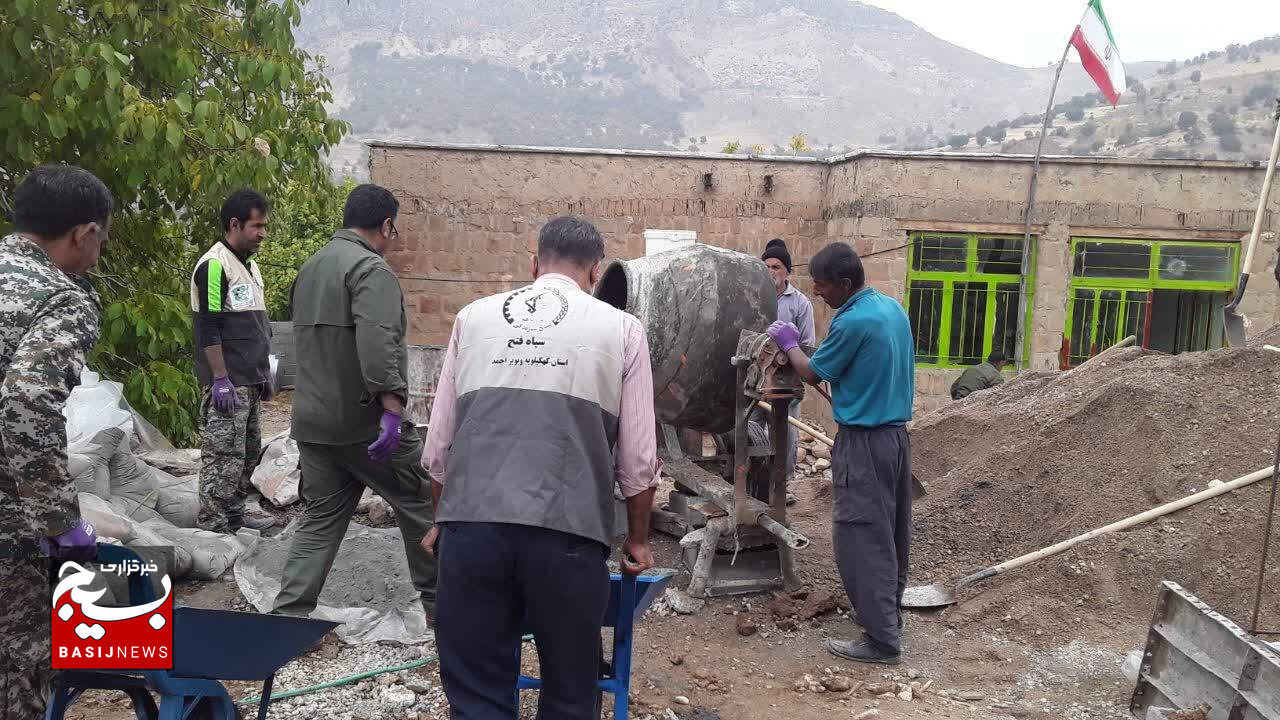 اجرای رزمایش تخصصی جهاد گران فاطمی ۴ در روستای صمندی دلی بهرام بیگی