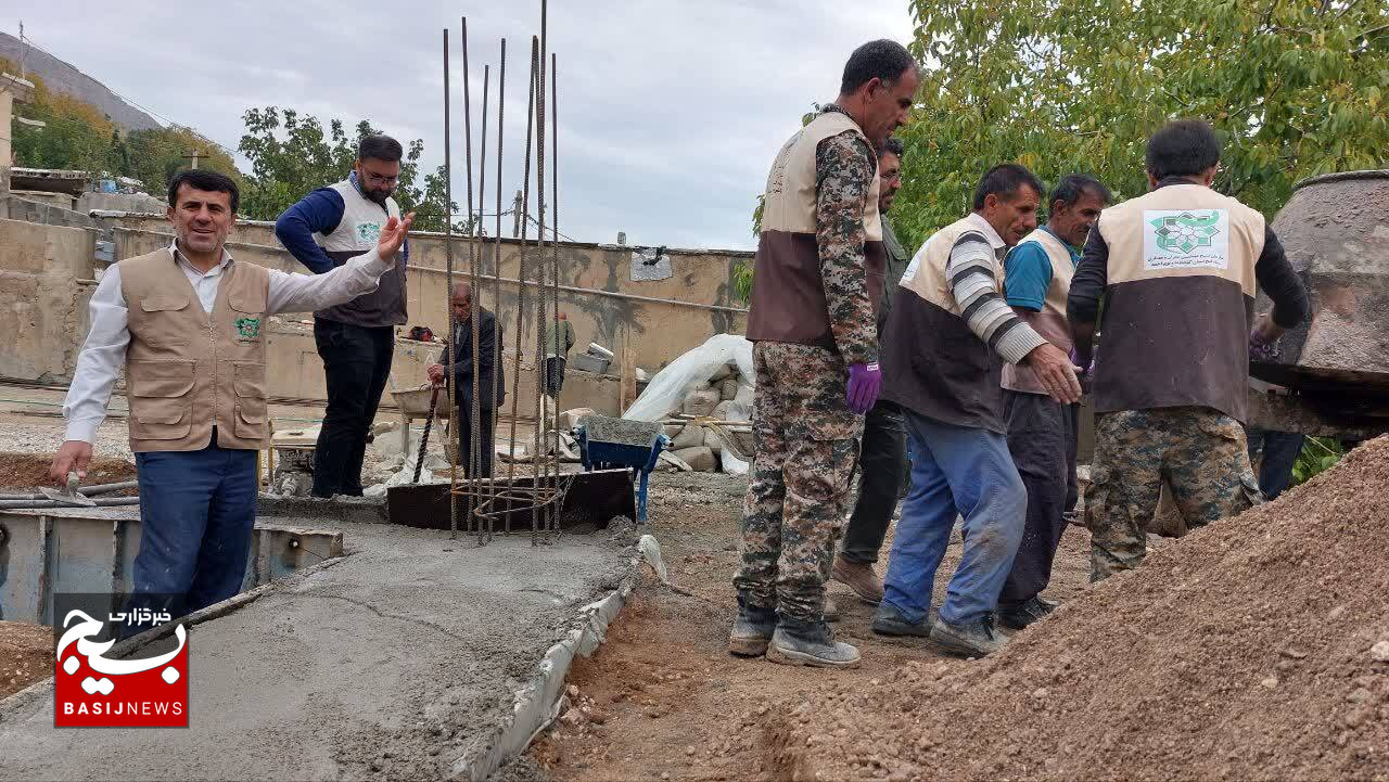 اجرای رزمایش تخصصی جهاد گران فاطمی ۴ در روستای صمندی دلی بهرام بیگی