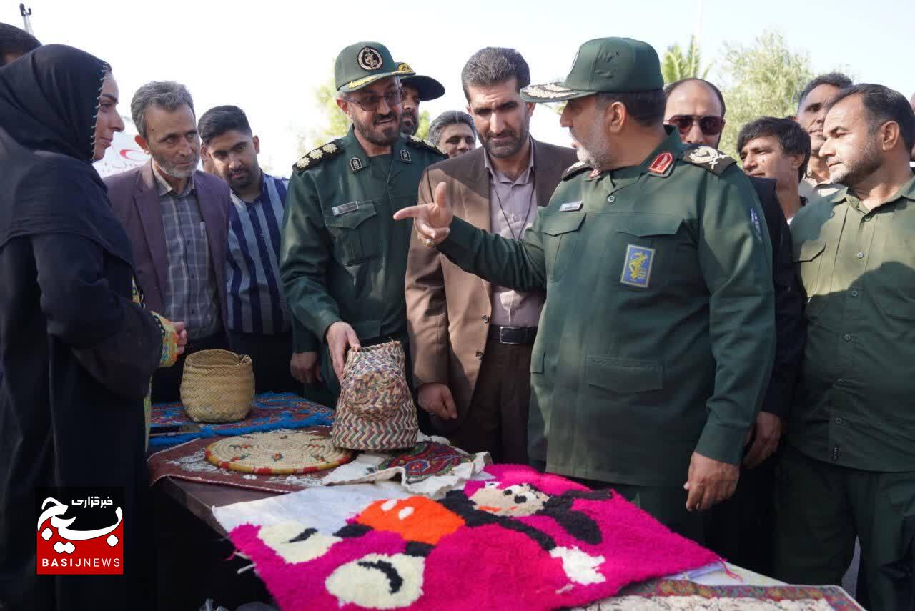 آغاز رزمایش خدمت رسانی بسیج عشایری کشور در شهرستان بم