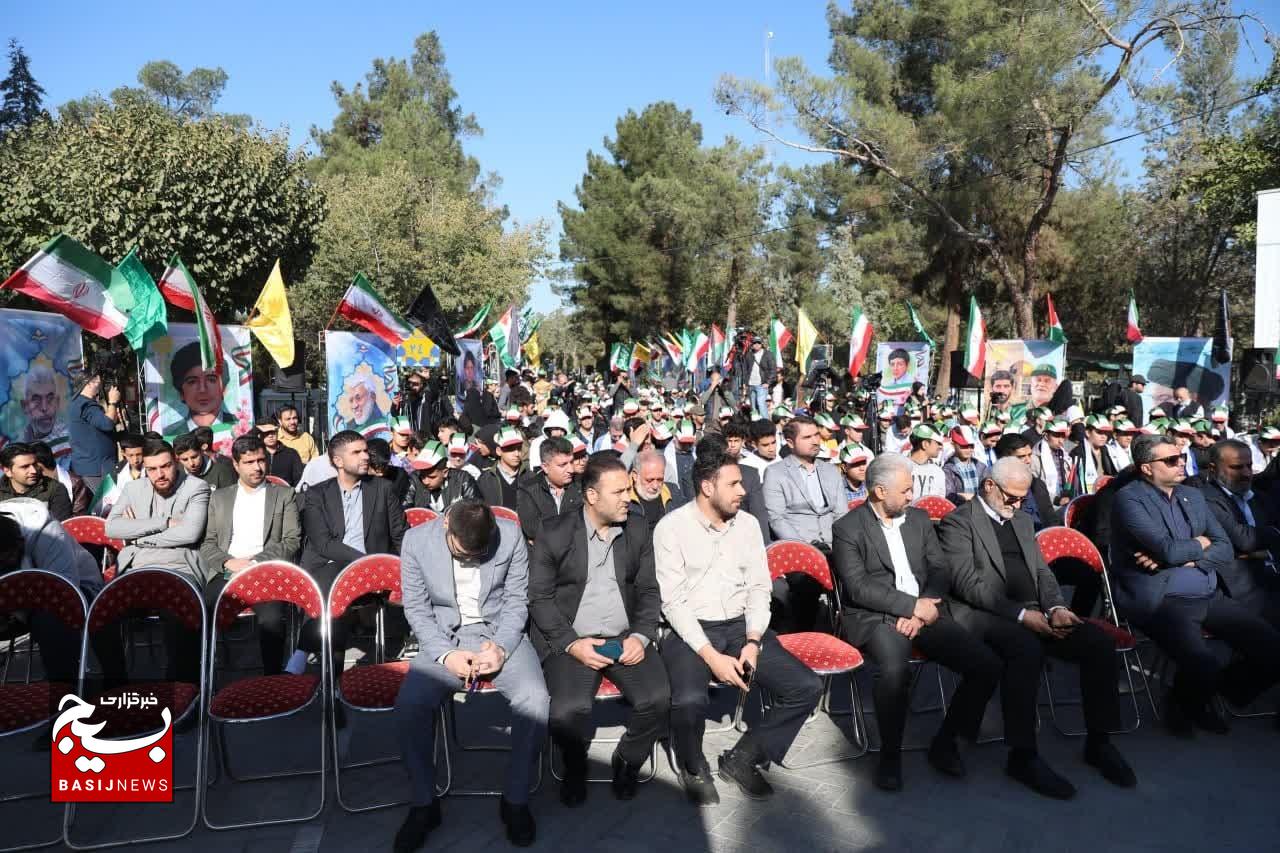 آیین «افتتاحیه اردو‌های ملی راهیان نور» با حضور معاون هماهنگ‌کننده سپاه در گلزار شهدای تهران