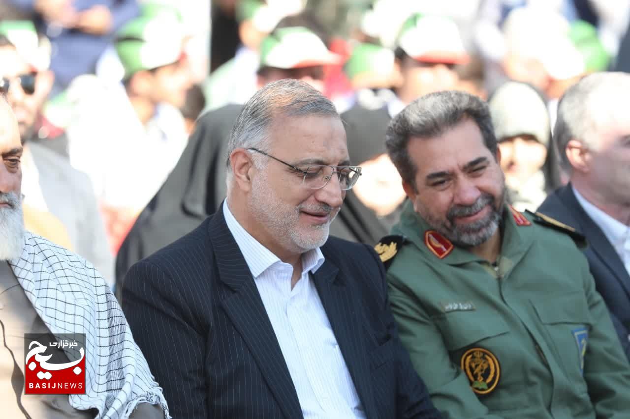 آیین «افتتاحیه اردو‌های ملی راهیان نور» با حضور معاون هماهنگ‌کننده سپاه در گلزار شهدای تهران