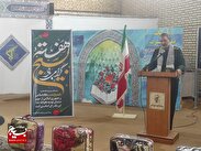 آیین اهداء ۱۰۰۰ تخته پتو به مردم مظلوم لبنان و فلسطین در شهرستان خوشاب
