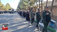 اجتماع باشکوه سوگواران فاطمی در تربت‌جام در قاب دوربین بسیج
