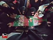 عطر شمیم شهید گمنام در محفل  فاطمی  دانش آموزان بسیجی دیار شهید مطهری پیچید