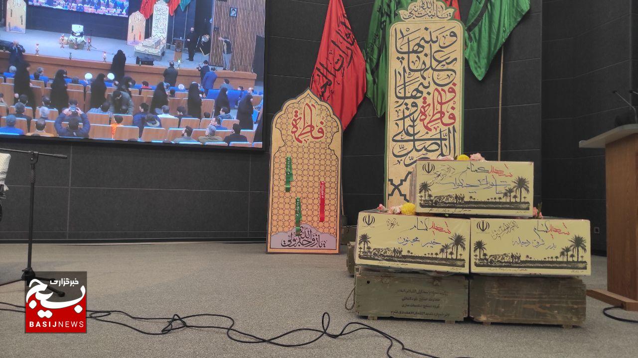 پیکر ۶ شهید دوران دفاع مقدس وارد گیلان شد