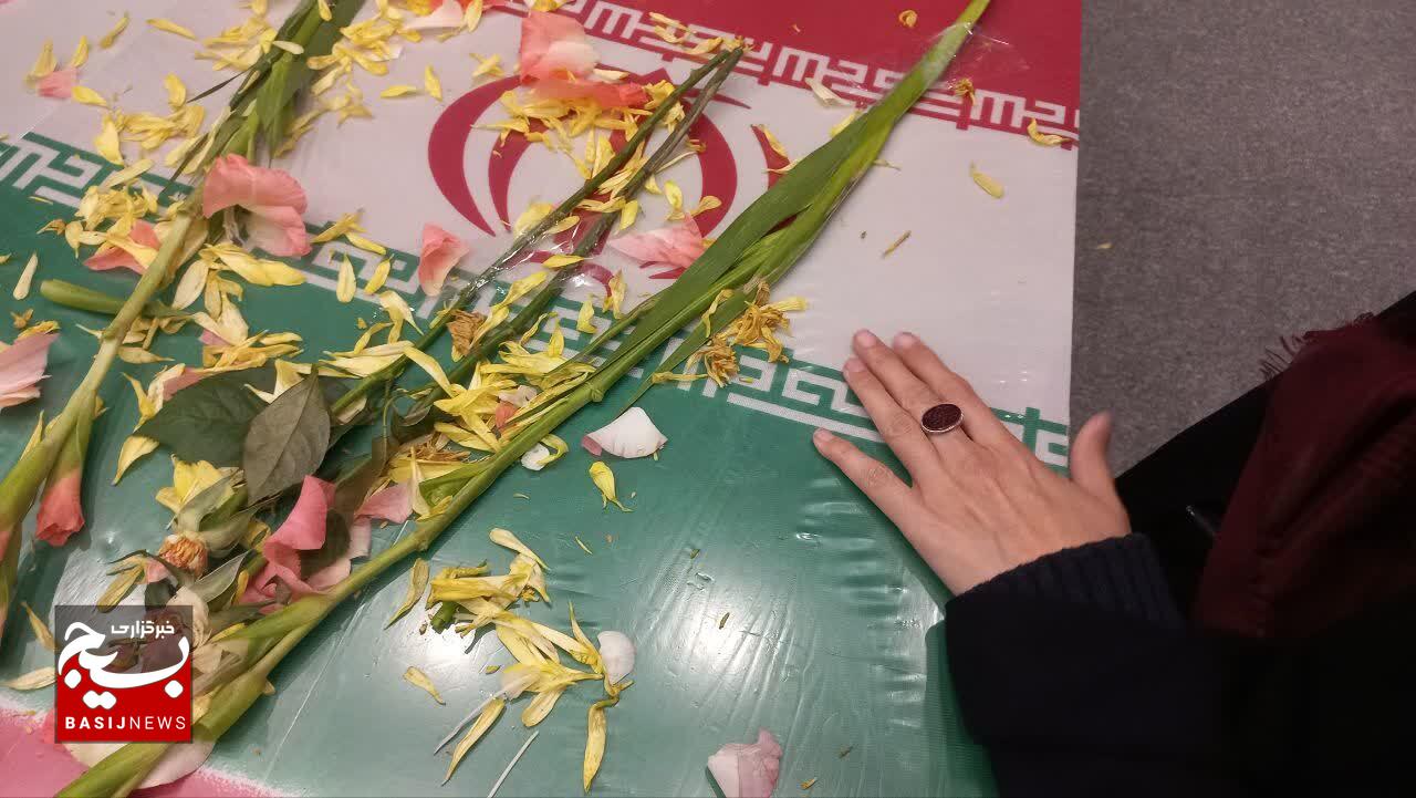پیکر ۶ شهید دوران دفاع مقدس وارد گیلان شد