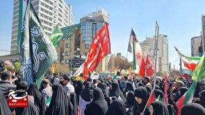 راهپیمایی روز جهانی قدس در مشهد مقدس
