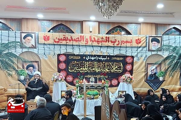 برگزاری مراسم شب قدر در حرم شهدای گمنام کنگان
