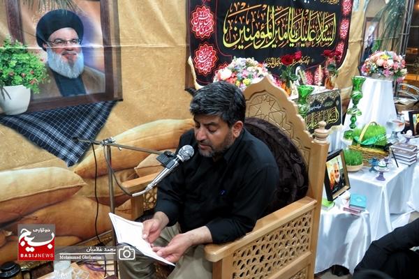 برگزاری مراسم شب قدر در حرم شهدای گمنام کنگان