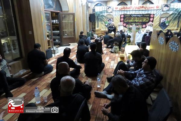 برگزاری مراسم شب قدر در حرم شهدای گمنام کنگان