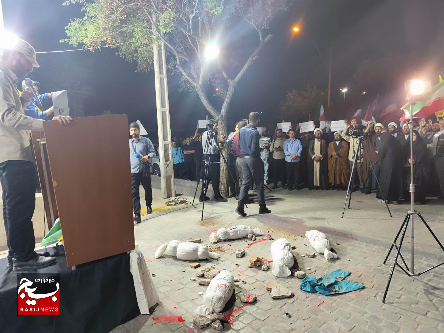 حمایت دانشجویان کرمانی از مظلومان فلسطینی