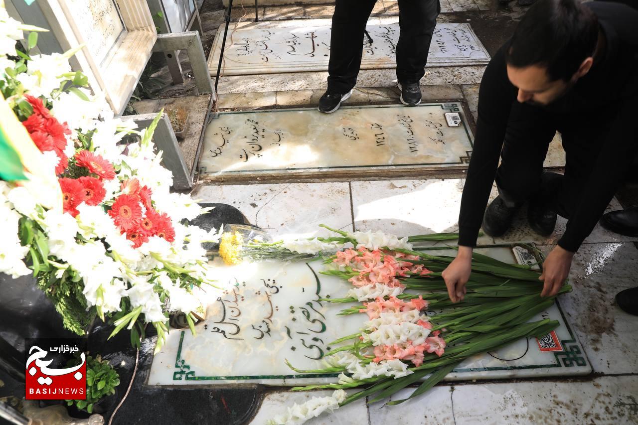مزار شهید آوینی در سالروز شهادت وی