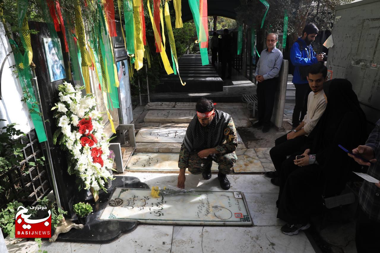 مزار شهید آوینی در سالروز شهادت وی