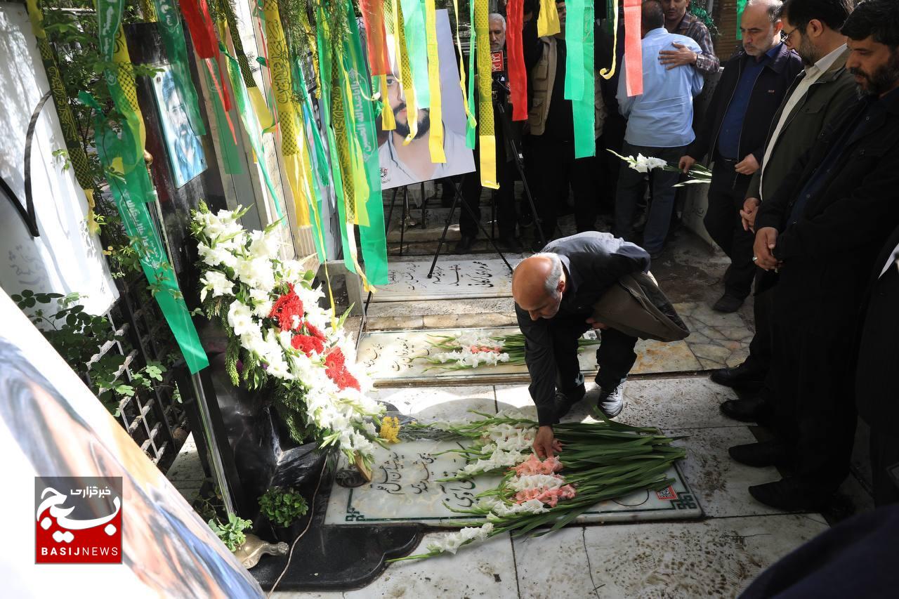 مزار شهید آوینی در سالروز شهادت وی