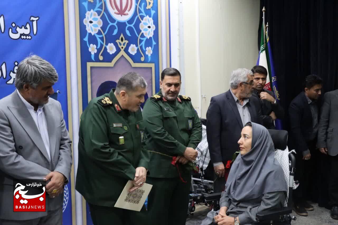 آیین واگذاری ۹۶ ویلچر برقی با حضور سردار حزنی