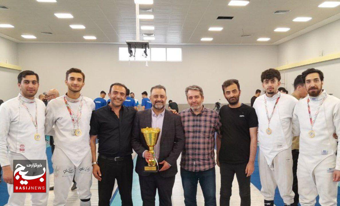 تیم اردبیل قهرمان مسابقات قهرمانی شمشیربازی اپه کشور شد