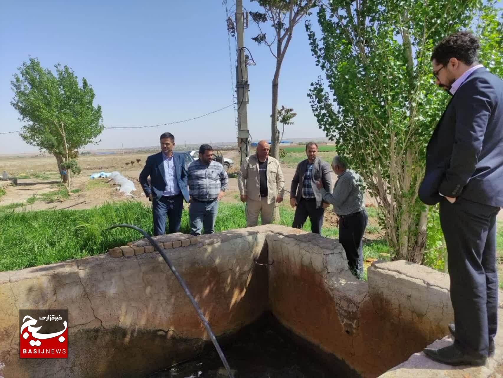 آغاز پروژه انتقال آب به مزارع روستا‌های مرادتپه شهرستان اشتهارد