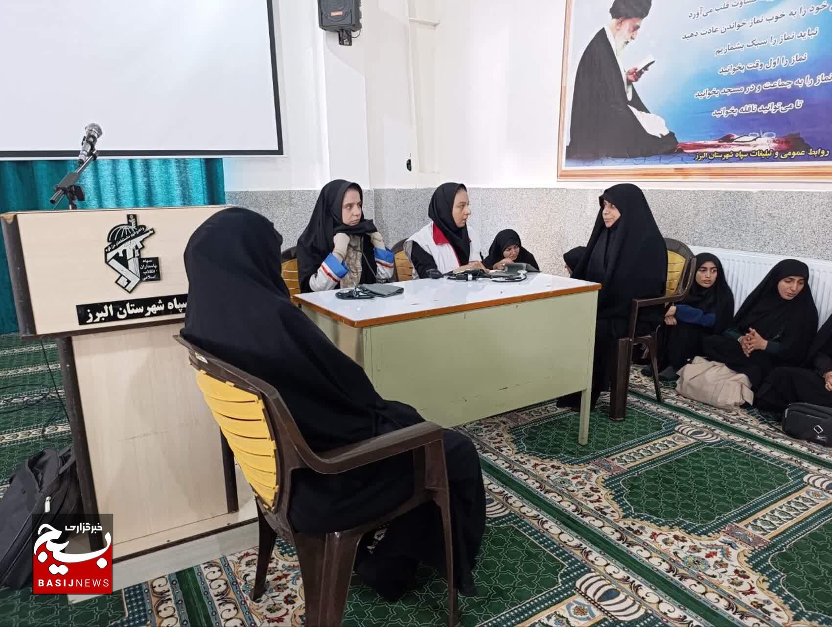 غربالگری سلامت کارکنان سپاه ناحیه امام رضا (ع) شهرستان البرز