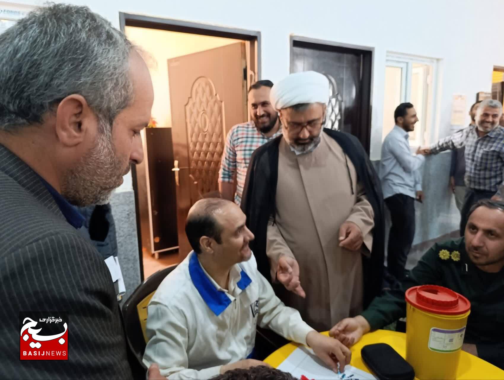 غربالگری سلامت کارکنان سپاه ناحیه امام رضا (ع) شهرستان البرز