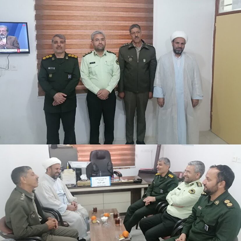 دیدار مشترک فرماندهان نظامی شهرستان فردوس با مسئول جذب ارتش