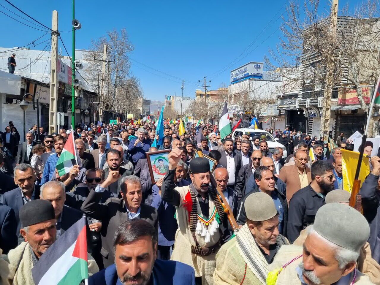 برگزاری راهپیمایی روز جهانی قدس در یاسوج