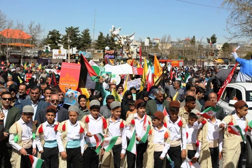 برگزاری راهپیمایی روز جهانی قدس در یاسوج